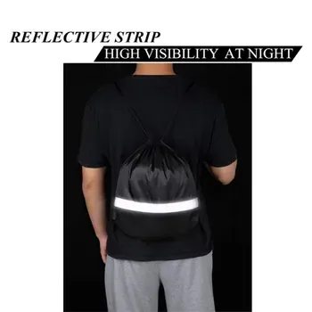 Custom Waterproof Foldable Polyester Drawstring Bag