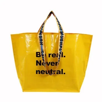 Custom Laminated PP Woven Grocery Tote