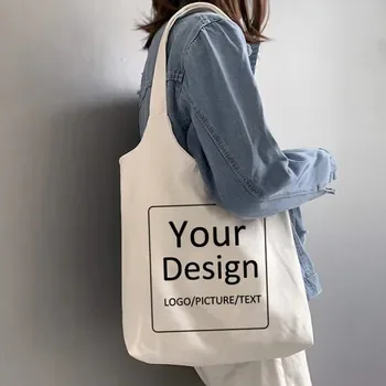 Custom Cotton Canvas Shopping Tote ZG20250315M4