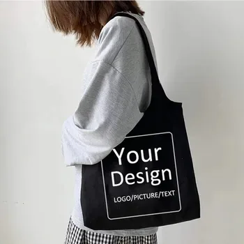 Custom Cotton Canvas Shopping Tote ZG20250315M4
