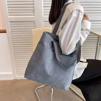 Mini Corduroy Casual Tote