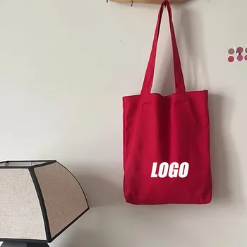 Red 15oz Cotton Canvas Promotional Tote