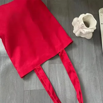 Red 15oz Cotton Canvas Promotional Tote