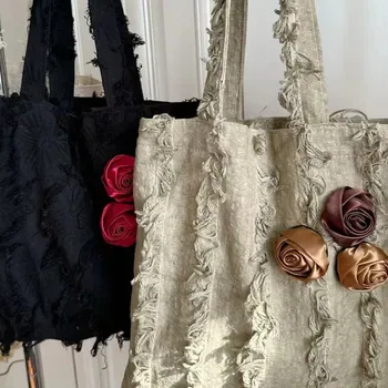 Custom Linen Crossbody Bag
