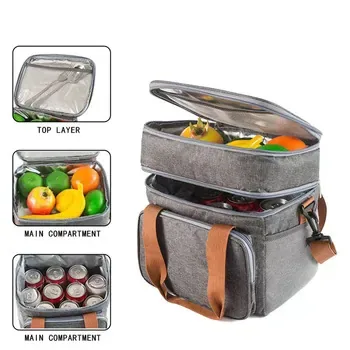 Custom Waterproof 600D Lunch Cooler Bag ZG20240407A2