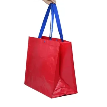Foldable PP Woven Logo Packaging Bag
