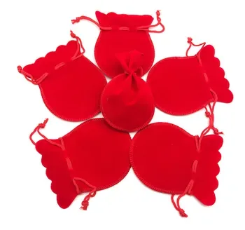 Custom velvet Drawstring Gift Bag 20230307c28