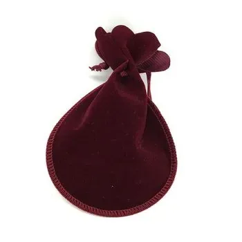 Custom velvet Drawstring Gift Bag 20230307c28