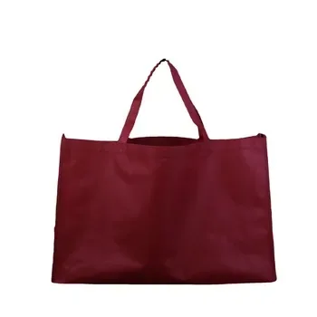Custom Red Non-Woven Shopping Bag