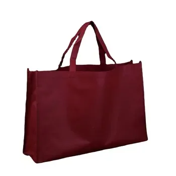 Custom Red Non-Woven Shopping Bag