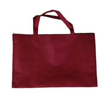 Custom Red Non-Woven Shopping Bag
