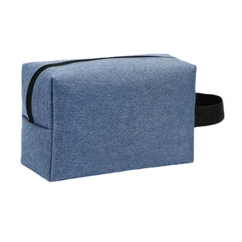 Quilted Polyester Makeup Travel Bag