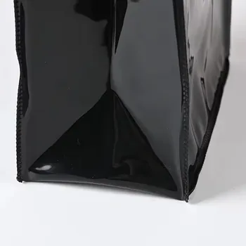 Custom Waterproof Clear Floral-Print PVC Shopping Tote