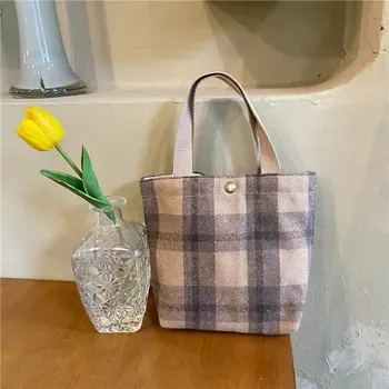 Striped 24oz Canvas Shopping Bag