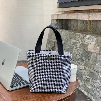 Striped 24oz Canvas Shopping Bag