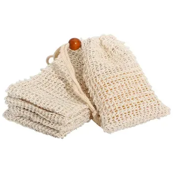 Custom Mesh Drawstring Natural Cotton Produce Bag