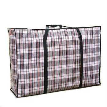 Waterproof PP Woven Moving Duffle with Zipper