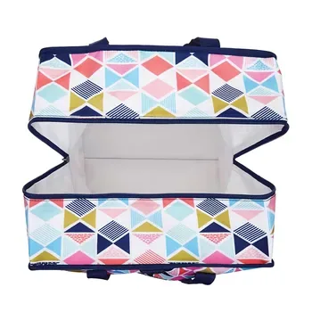 600D Grocery Cooler Tote with Zip Closure