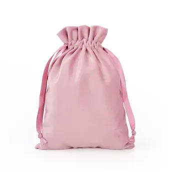 Custom velvet Drawstring Gift Bag Style 485