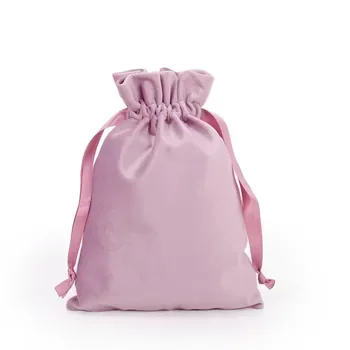 Custom velvet Drawstring Gift Bag Style 485