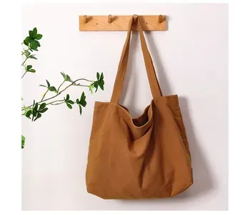Custom 12oz Cotton Canvas Shopping Tote ZG20250315M5
