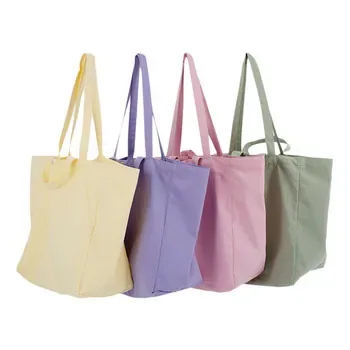 Custom Black Cotton Canvas Grocery Tote ZG20241025M5