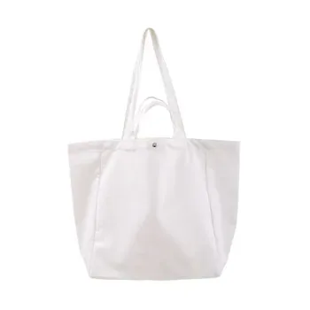 Custom Black Cotton Canvas Grocery Tote ZG20241025M5