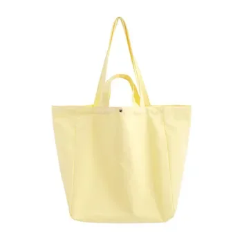 Custom Black Cotton Canvas Grocery Tote ZG20241025M5