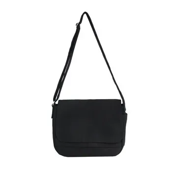 Custom Cotton Canvas Crossbody Bag with Front Pocket