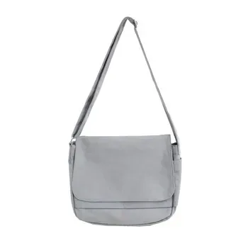Custom Cotton Canvas Crossbody Bag with Front Pocket