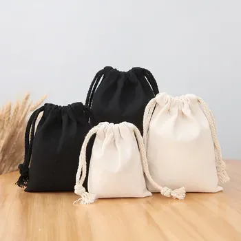 Custom Cotton Canvas Drawstring Bag ZG20250106M2