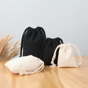 Custom Cotton Canvas Drawstring Bag ZG20250106M2