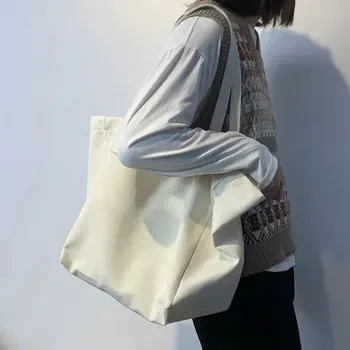 Red Printed Cotton Tote 40x30x8