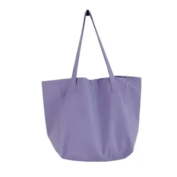 Red Printed Cotton Tote 40x30x8