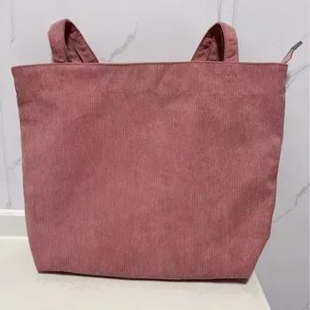 Custom Corduroy Shopping Tote ZG20260205A1
