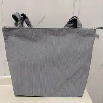 Custom Corduroy Shopping Tote ZG20260205A1