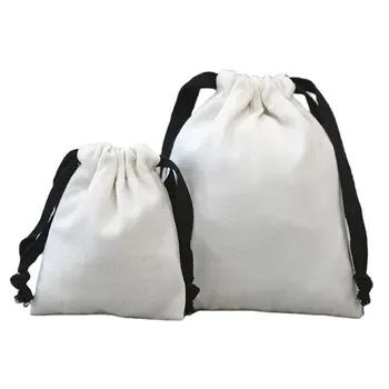 Custom 8oz Canvas Drawstring Gift Bag
