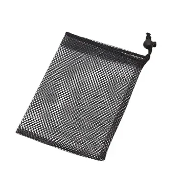 Custom Clear Mesh Polyester Drawstring Bag