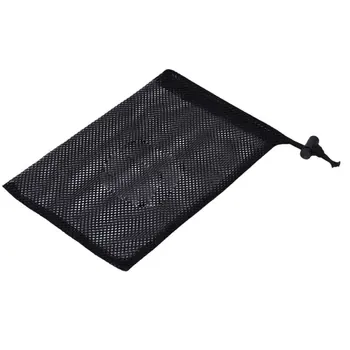 Custom Clear Mesh Polyester Drawstring Bag