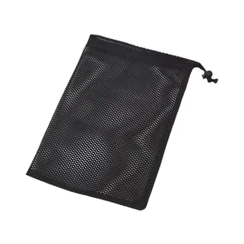 Custom Clear Mesh Polyester Drawstring Bag