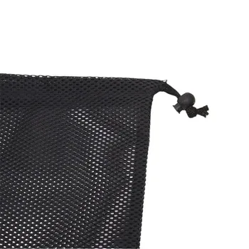 Custom Clear Mesh Polyester Drawstring Bag