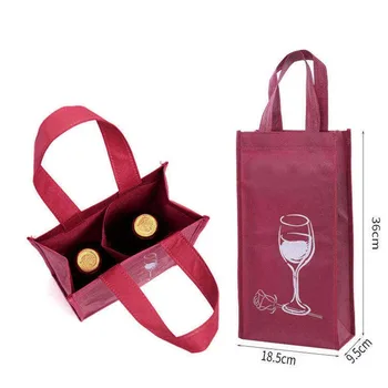 Non-Woven Single-Bottle Wine Gift Bag