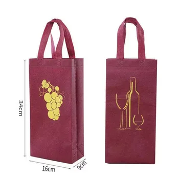 Non-Woven Single-Bottle Wine Gift Bag