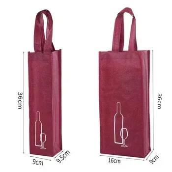 Non-Woven Single-Bottle Wine Gift Bag
