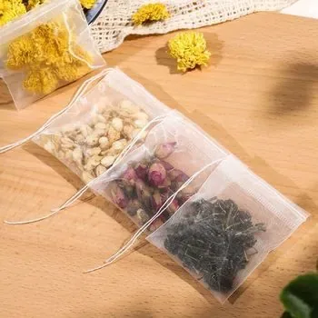Custom Clear Floral-Print Nylon Mesh Bag