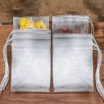 Custom Clear Floral-Print Nylon Mesh Bag