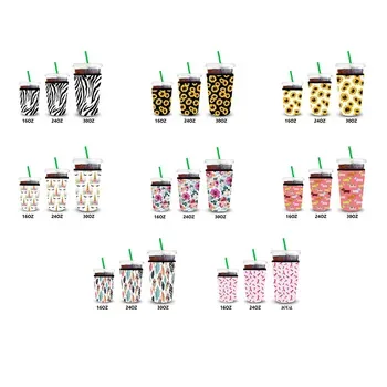 Neoprene Drink Cup Cooler Sleeve