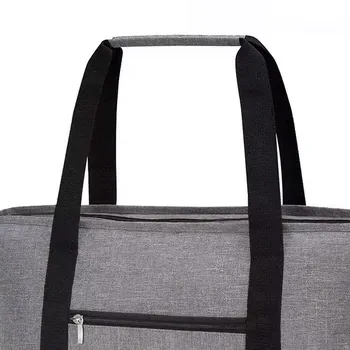 Custom Waterproof Insulated Zippered Oxford Food Delivery Cooler Bag