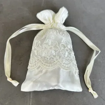Custom Silk Drawstring Bag
