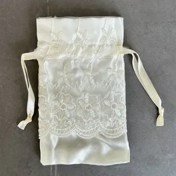 Custom Silk Drawstring Bag
